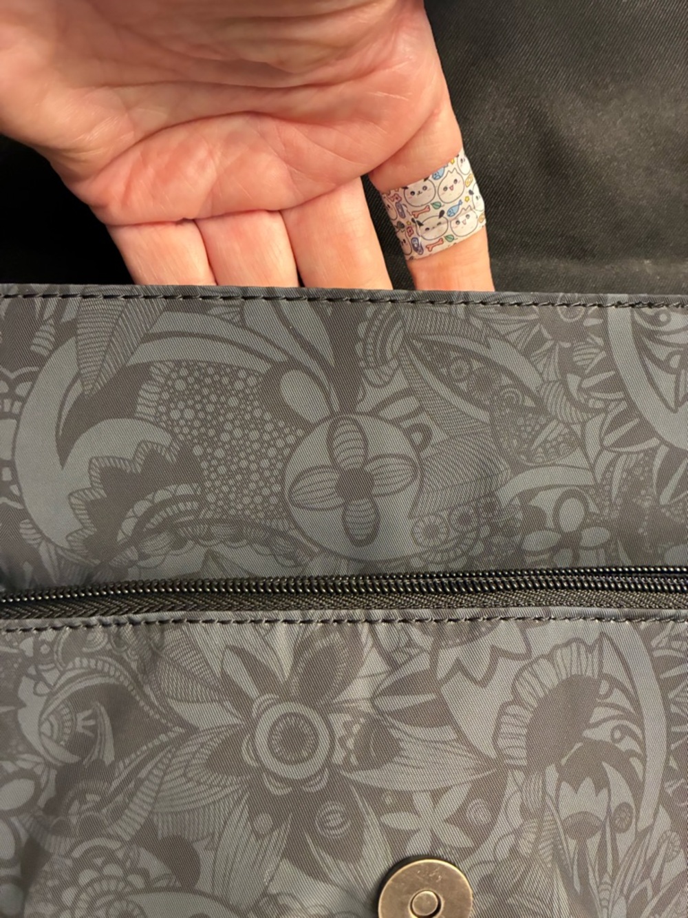 Sakroots Floral Print Gray Backpack - Picture 3 of 8